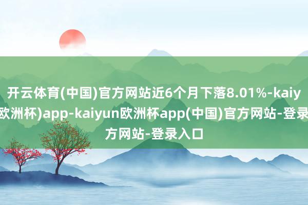 开云体育(中国)官方网站近6个月下落8.01%-kaiyun(欧洲杯)app-kaiyun欧洲杯app(中国)官方网站-登录入口