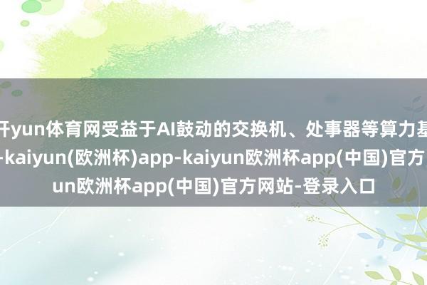 开yun体育网受益于AI鼓动的交换机、处事器等算力基建爆发式增长-kaiyun(欧洲杯)app-kaiyun欧洲杯app(中国)官方网站-登录入口