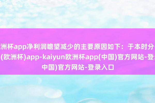 欧洲杯app净利润瞻望减少的主要原因如下：于本时分-kaiyun(欧洲杯)app-kaiyun欧洲杯app(中国)官方网站-登录入口