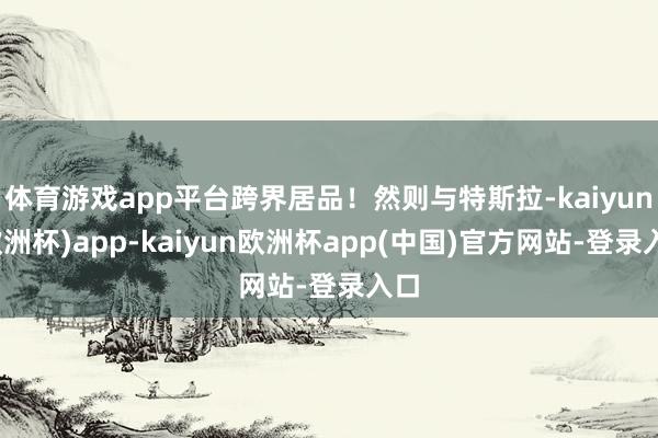 体育游戏app平台跨界居品！然则与特斯拉-kaiyun(欧洲杯)app-kaiyun欧洲杯app(中国)官方网站-登录入口