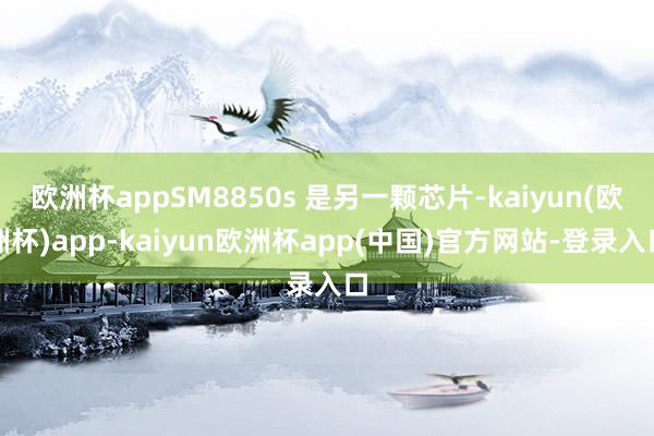 欧洲杯appSM8850s 是另一颗芯片-kaiyun(欧洲杯)app-kaiyun欧洲杯app(中国)官方网站-登录入口